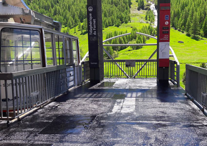 Étanchéité de la gare de départ du téléphérique du Fornet à Val-d'Isère