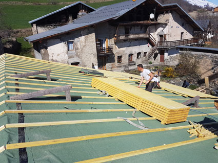 Étanchéité de toiture en montagne