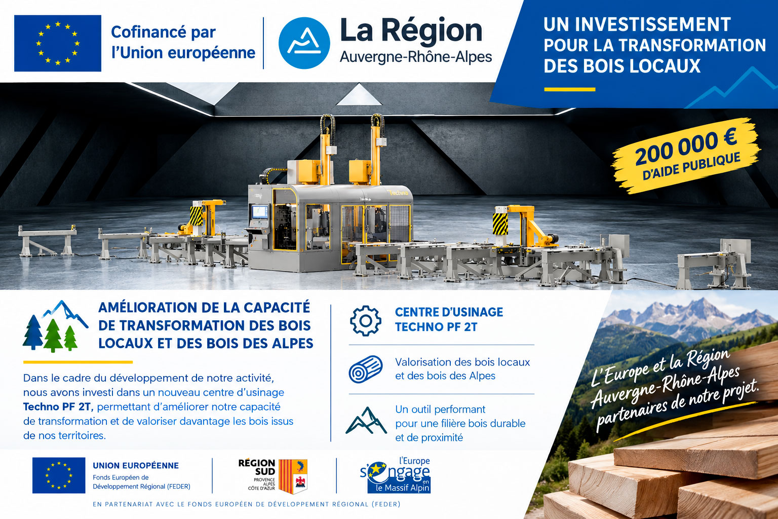information de l'aide de l'Union Européenne